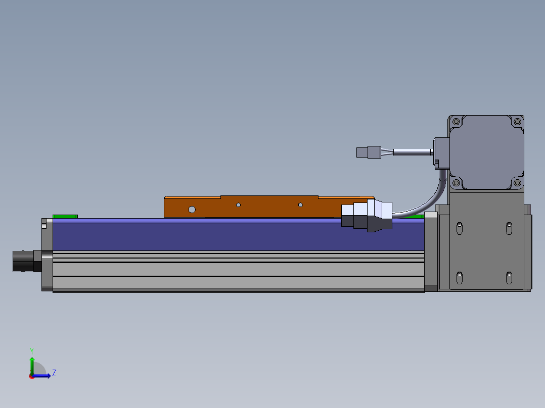 MCB同步带全封闭MCB10-RU-200W左视图