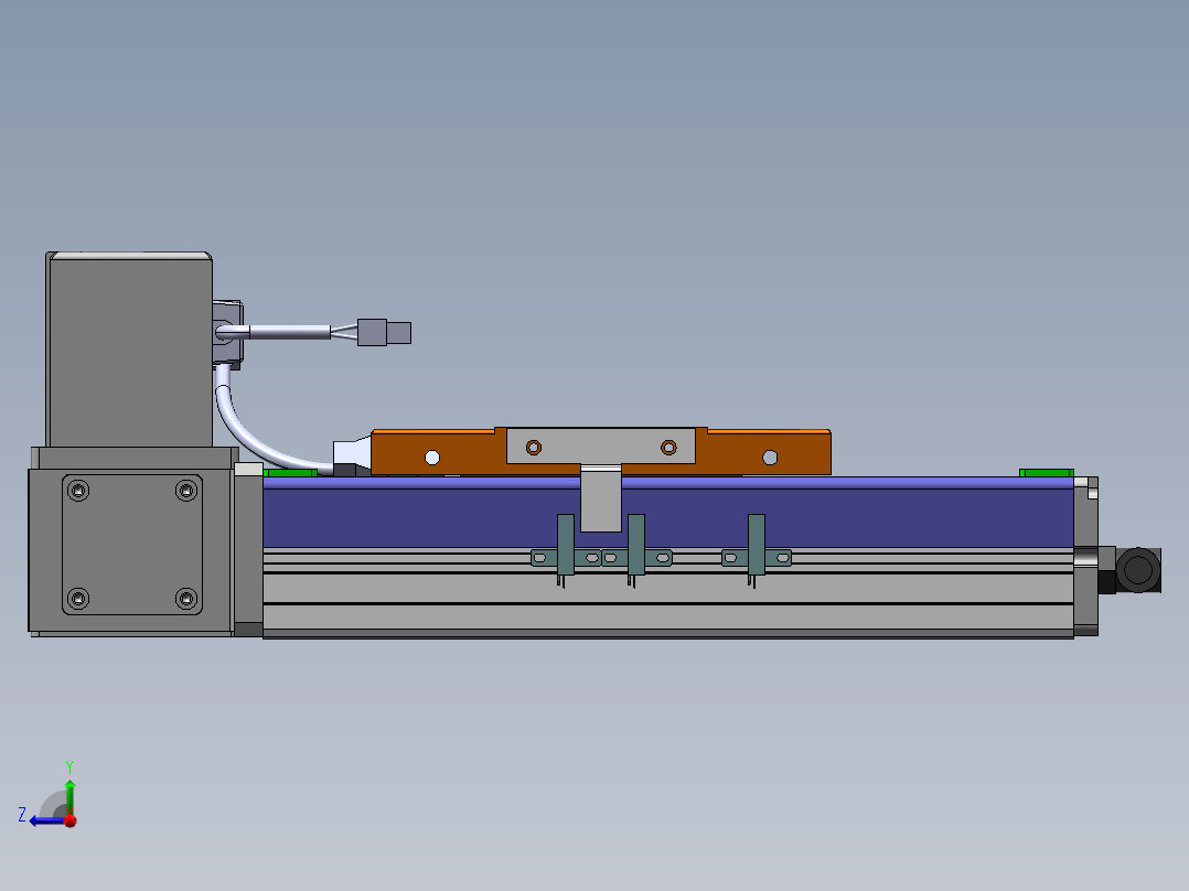 MCB同步带全封闭MCB10-RU-200W右视图