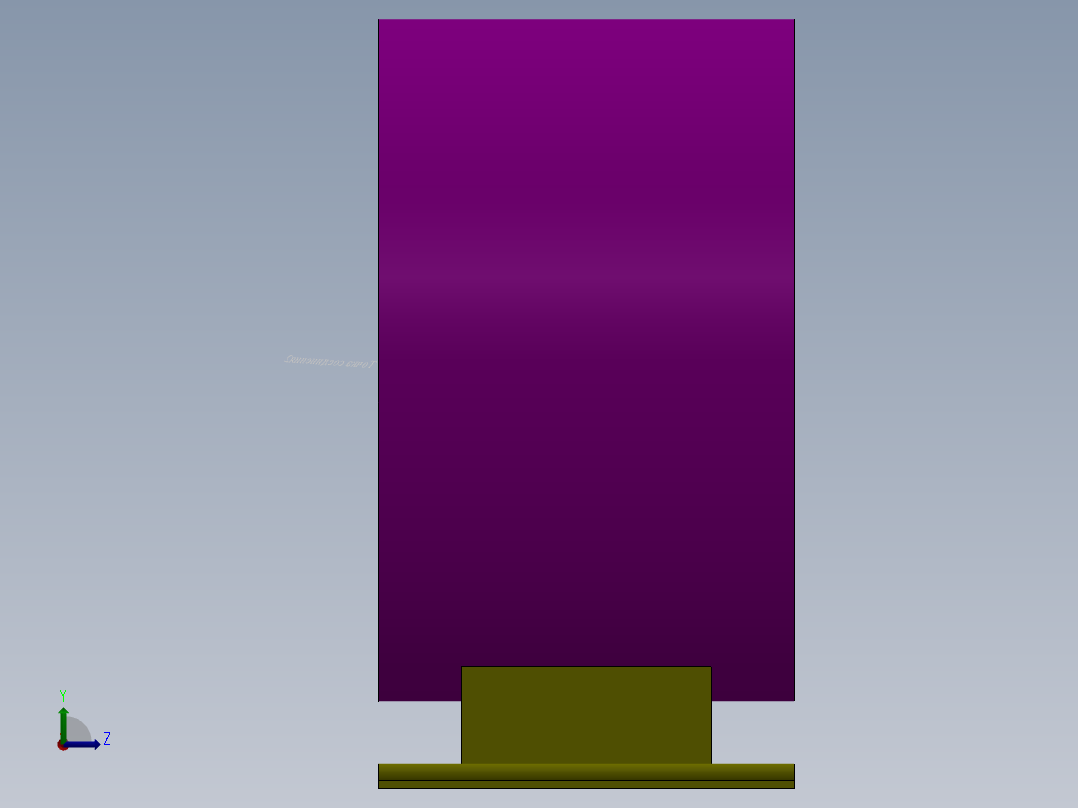 支架 (14)左视图