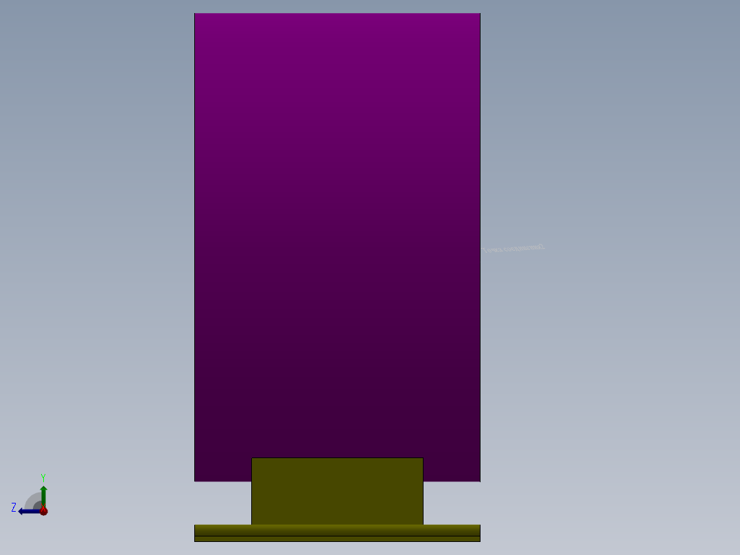 支架 (14)右视图