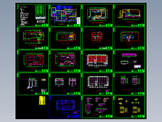 某食品冷库氨制冷系统施工图