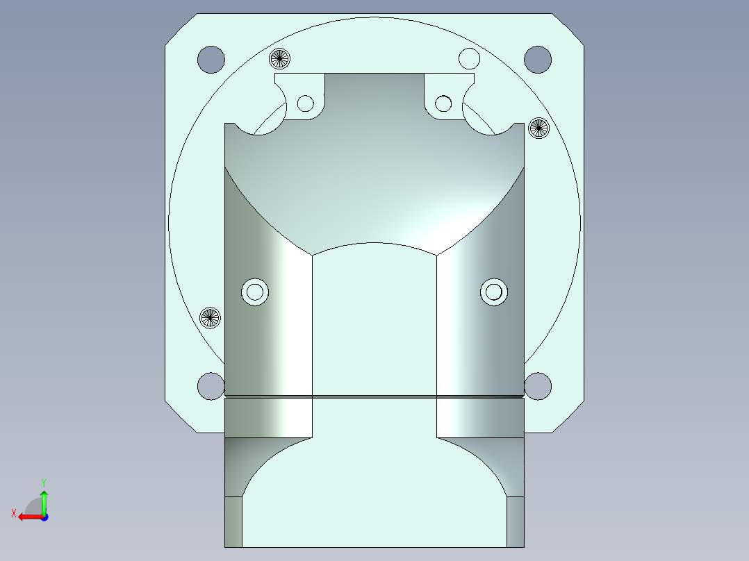 直齿ZPLF160-L2 22-110-145-M8.stp后视图