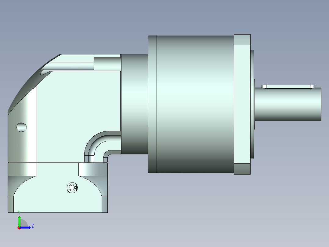 直齿ZPLF160-L2 22-110-145-M8.stp左视图