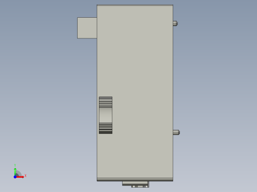 基恩士KV-L20_kc图纸模型前视缩略图