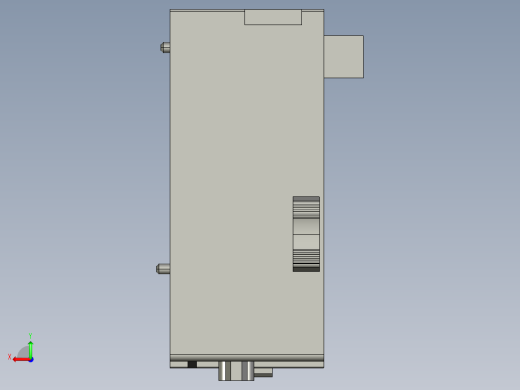 基恩士KV-L20_kc图纸模型后视缩略图