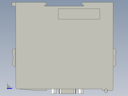 基恩士KV-L20_kc图纸模型左视缩略图