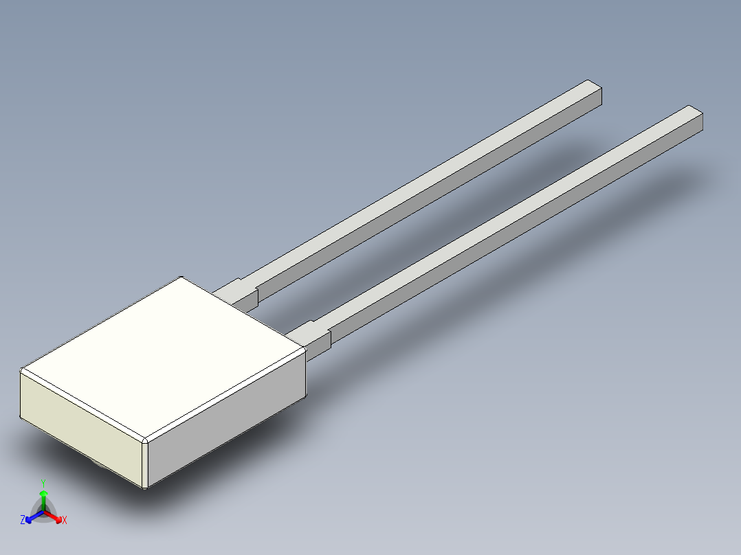 光电元件封装-KM-4457F3C主视图