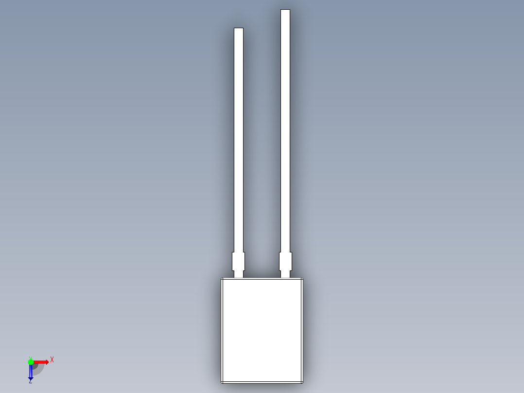 光电元件封装-KM-4457F3C俯视图