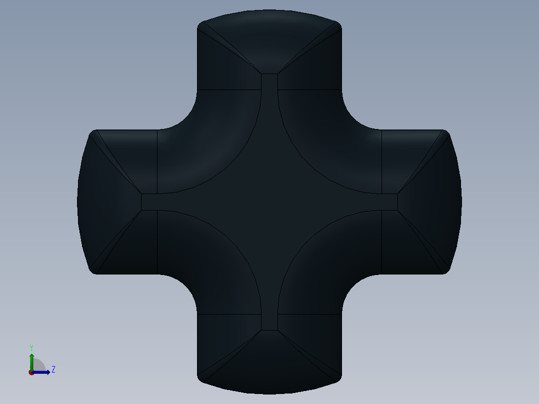 乐高机械组车桥-32062 Black Technic Axle 2 Notched.SLDPRT左视图