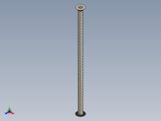 Screw_ISO_10642_M6x150_A2.STEP正等轴测缩略图