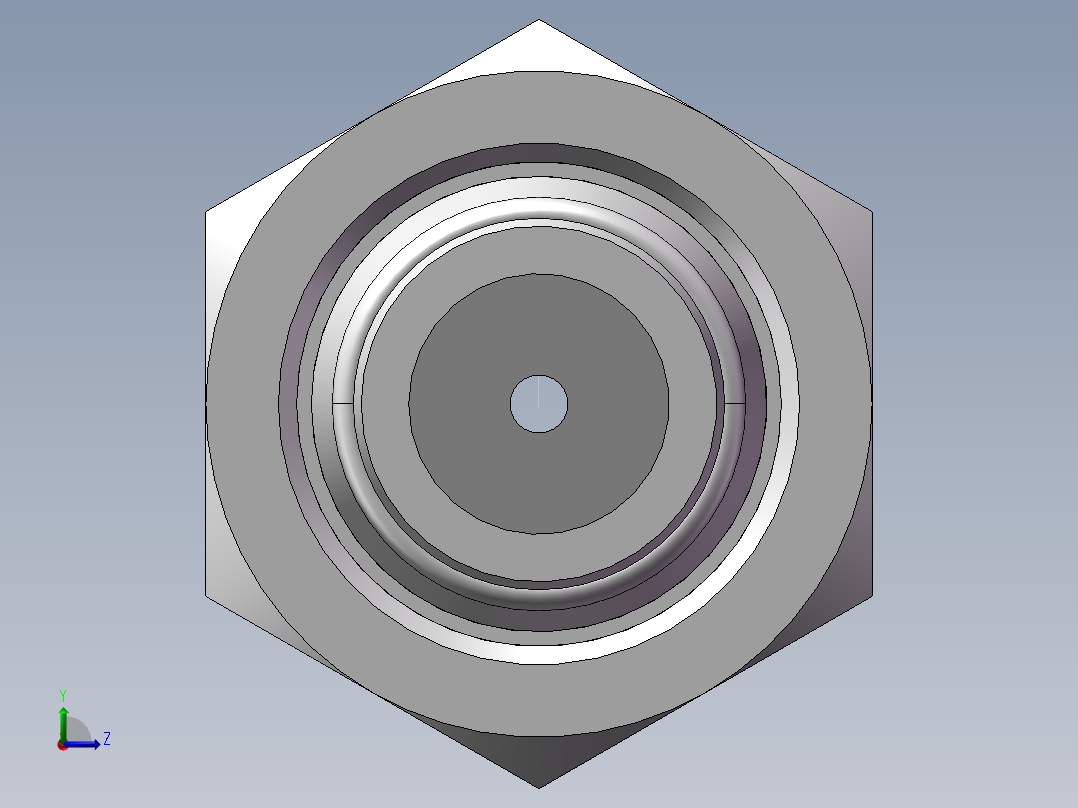 直通变径接头、2D-16-36左视图