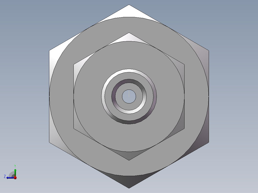 直通变径接头、2D-16-36右视图