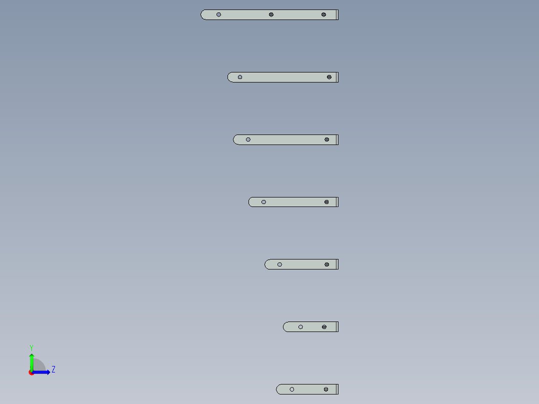 法国手工架子左视图