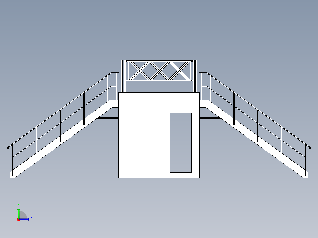 操作控制室左视图