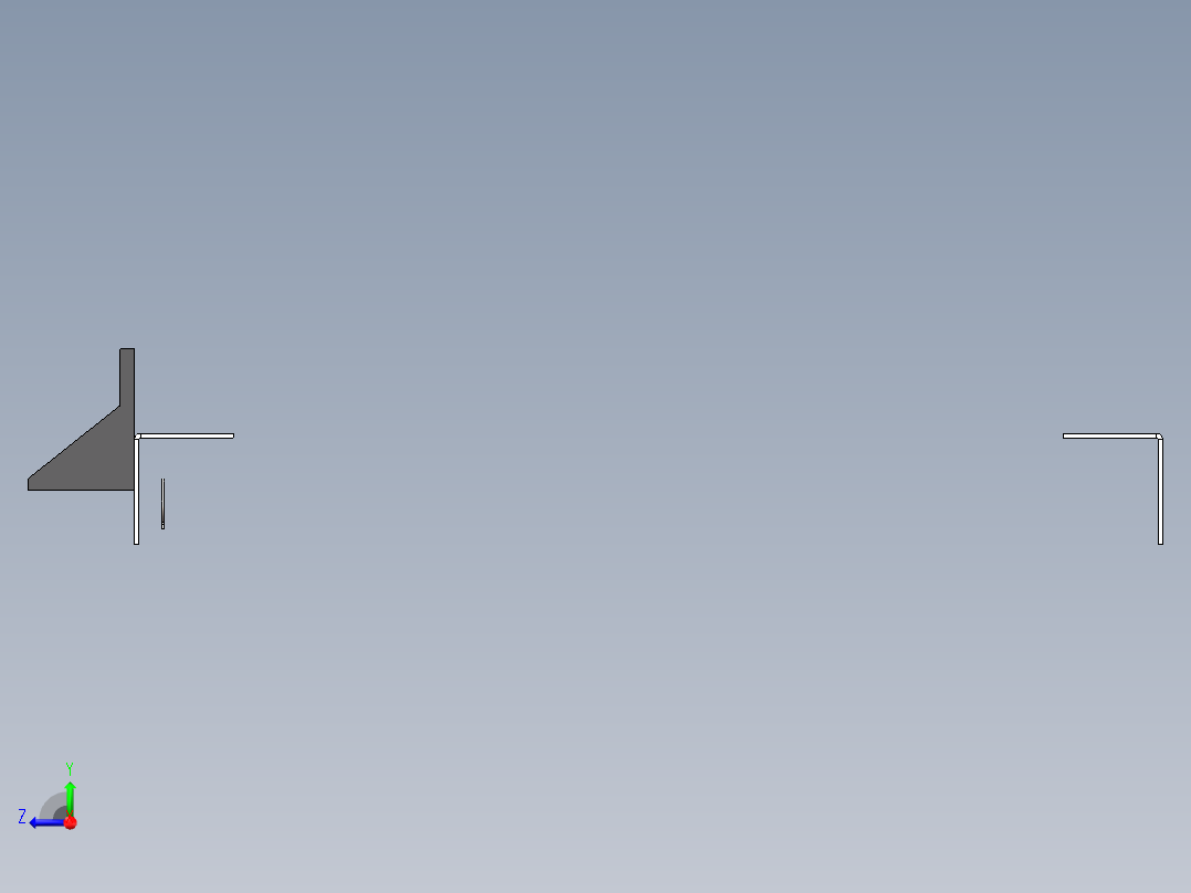 1.03米宽度可调链条输送机构右视图