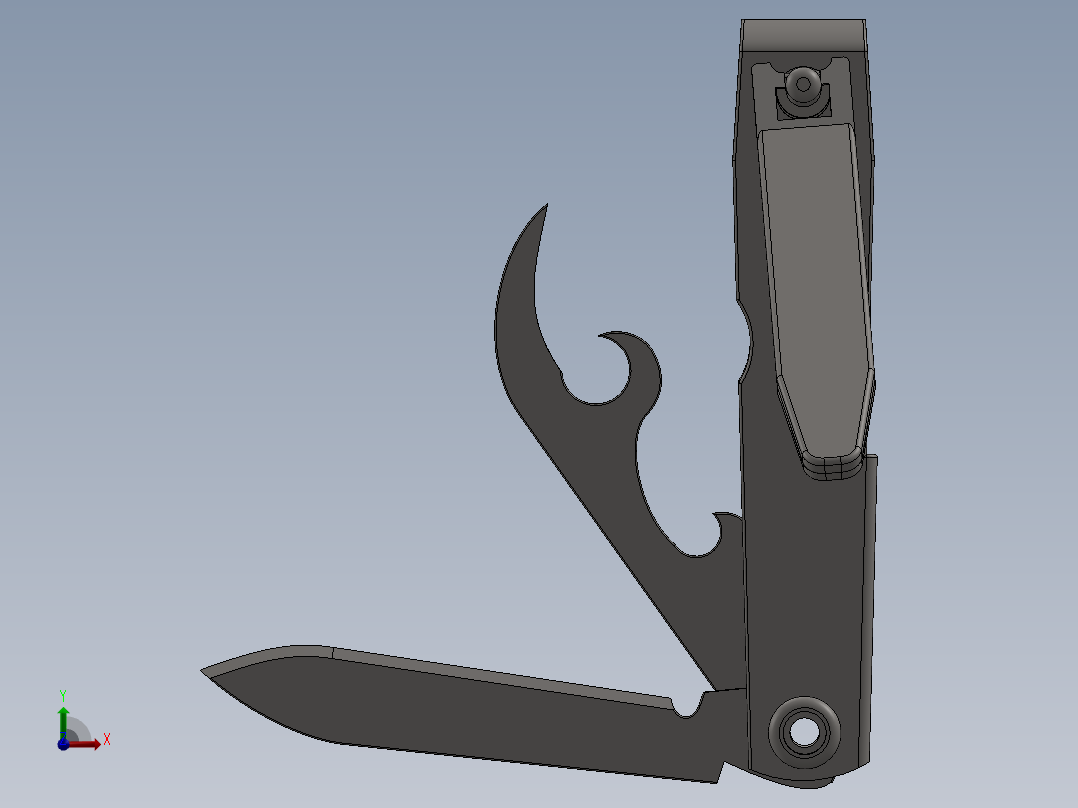 指甲刀、指甲剪(8)前视图