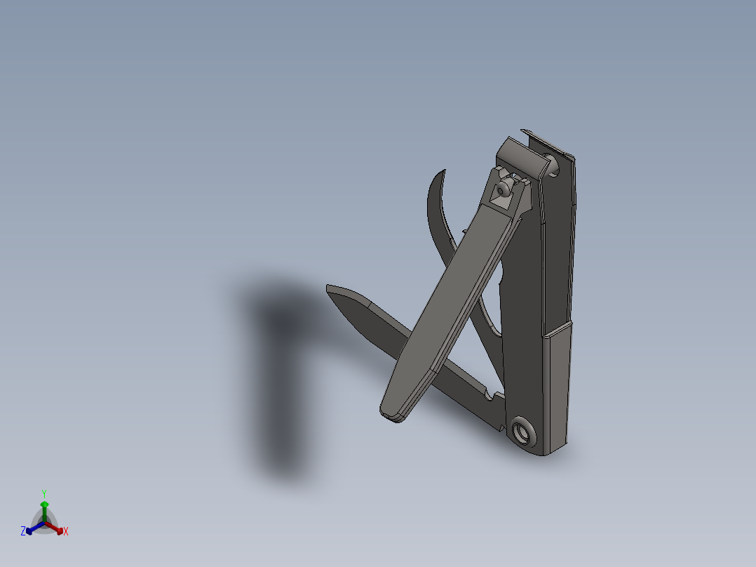 指甲刀、指甲剪(8)正等轴测图
