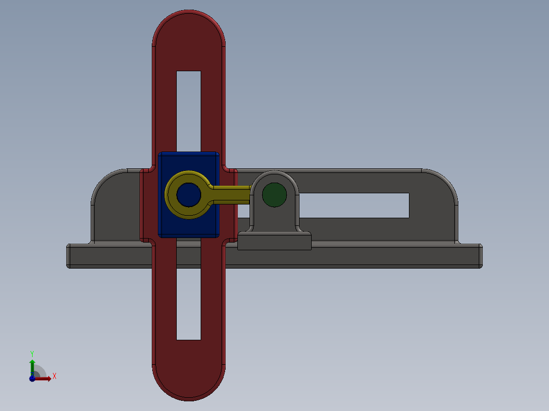 曲柄模块前视图