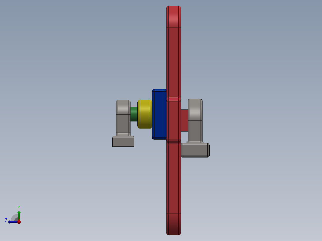 曲柄模块右视图