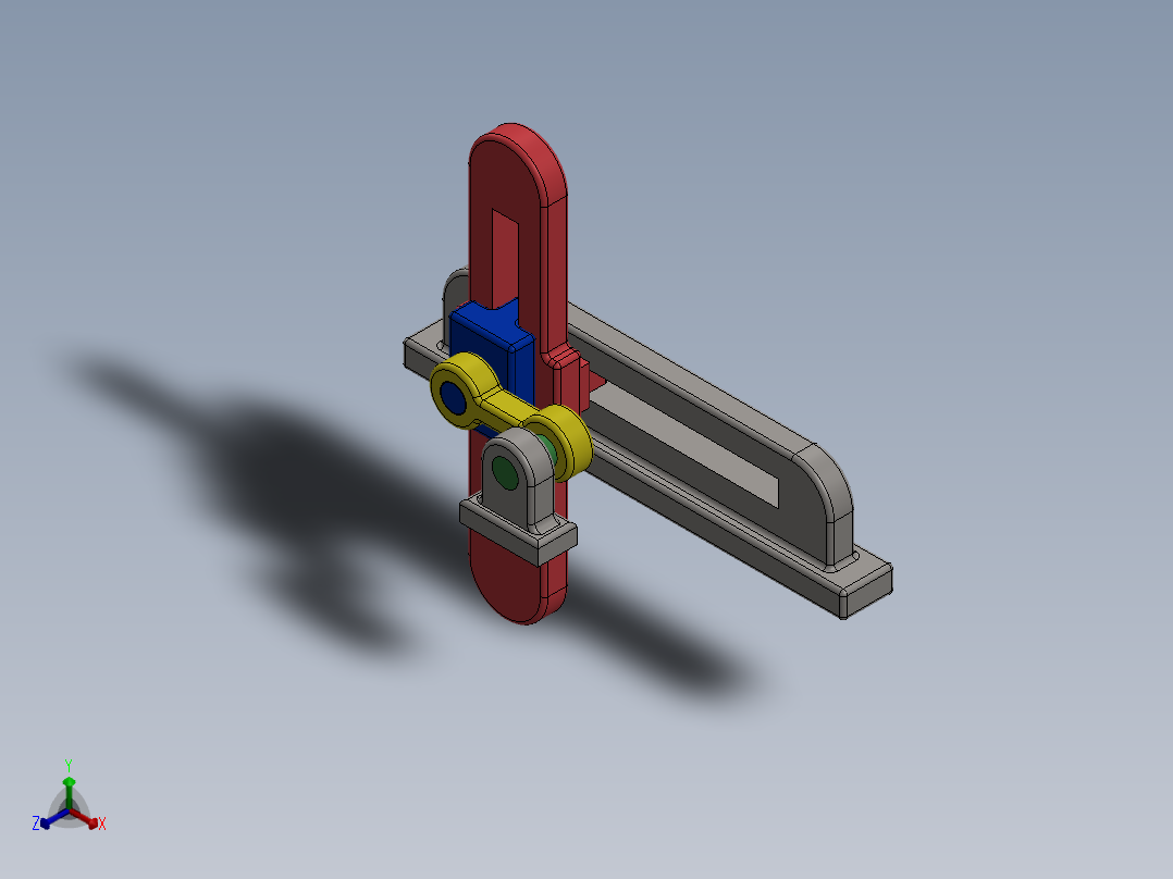 曲柄模块正等轴测图