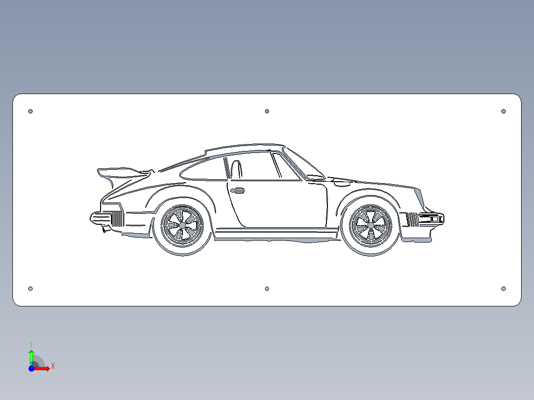 保时捷 911 G 型前视图