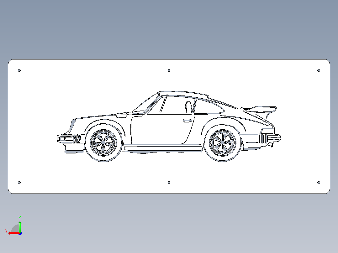 保时捷 911 G 型后视图