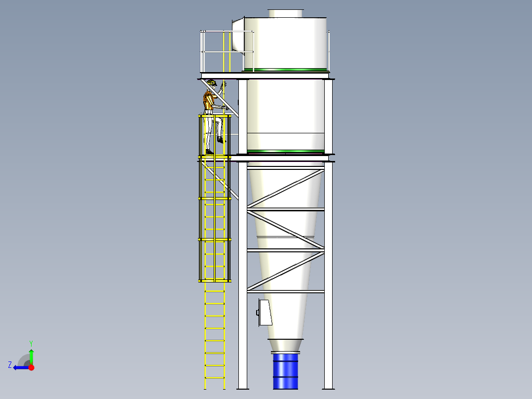 A3004141-气旋装置右视图