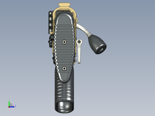 手枪左轮冲锋枪老式狙击步枪设计3D图纸ruger-precision-rifle STP左视缩略图