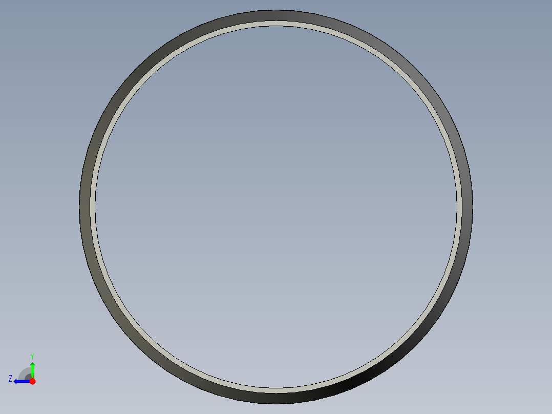 螺纹管水管接头-直通 DN80右视图