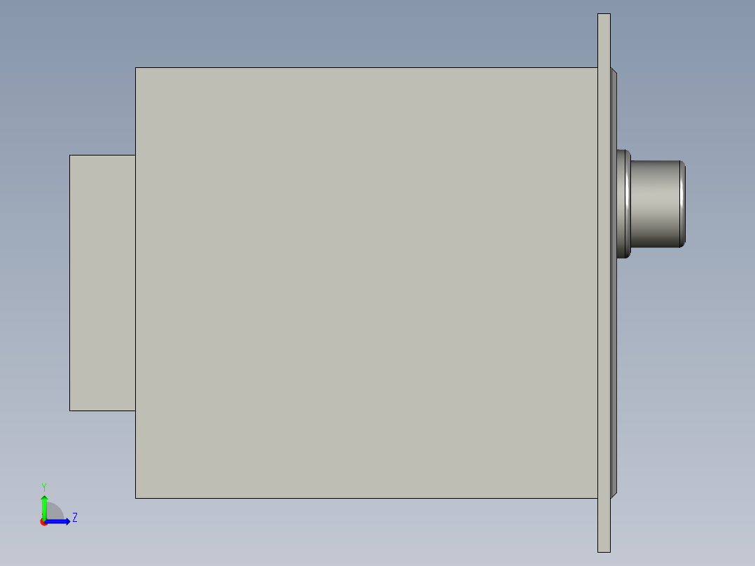 5GN-10KM540-4020马达调速器左视图
