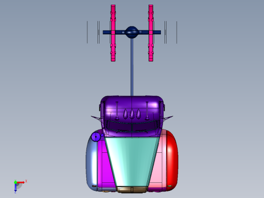 经典长头越野卡车俯视缩略图