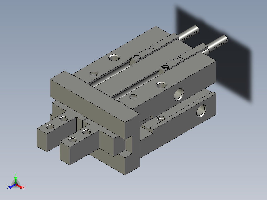 MHZ2-16DN1-M9PZ平行气爪主视图