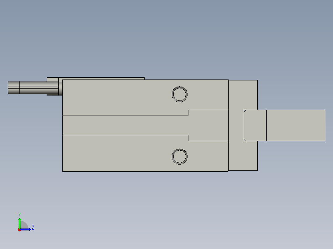 MHZ2-16DN1-M9PZ平行气爪左视图