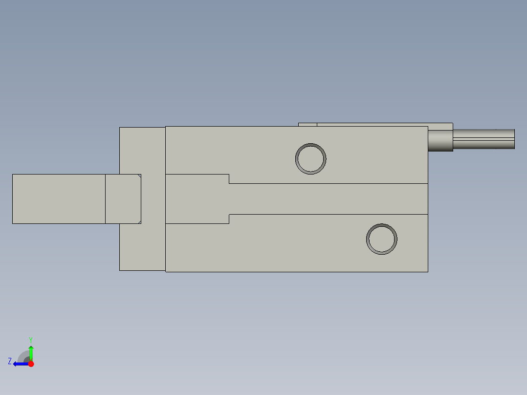 MHZ2-16DN1-M9PZ平行气爪右视图