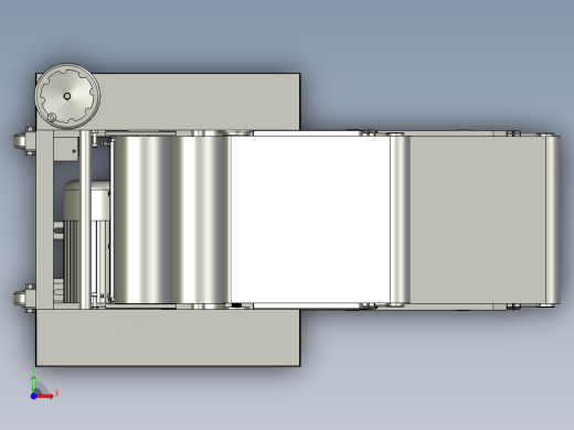 防止面团沾粘胶辊的压面机前视缩略图