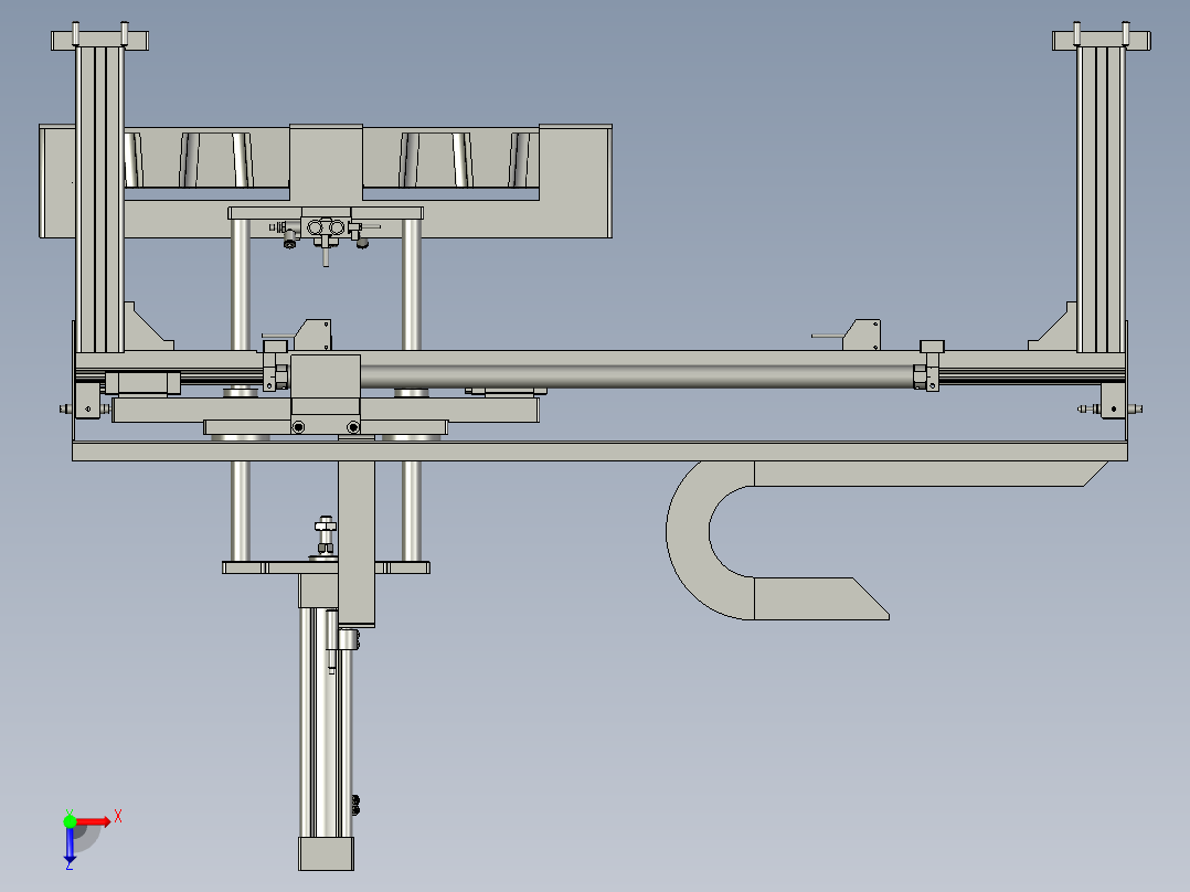 移动组件俯视图