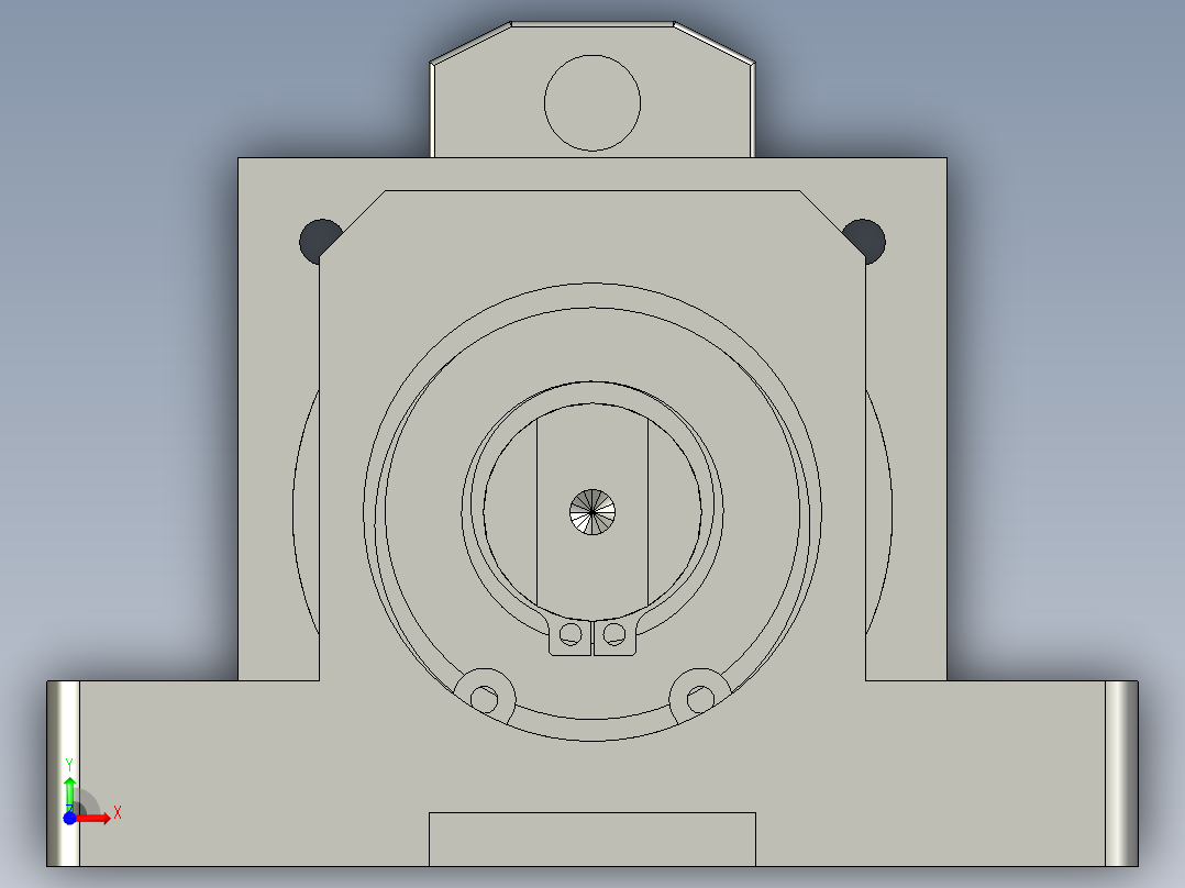 旋转装配前视图