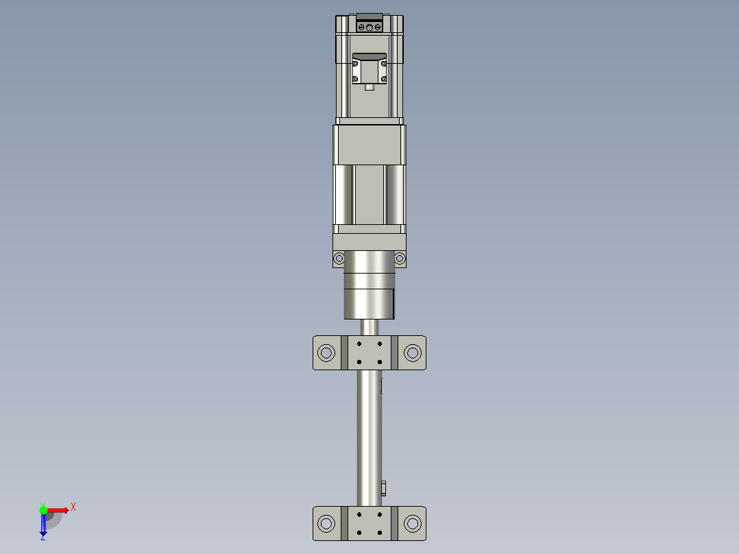 旋转装配俯视图