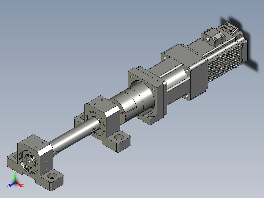 旋转装配正等轴测图