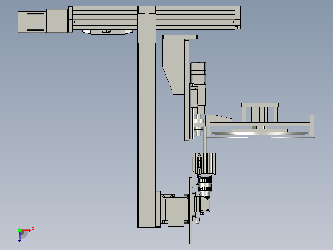 移栽机构1俯视图