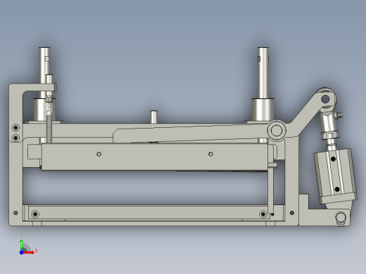 YWP200K4-07C-02-00左切极片切刀组件前视缩略图