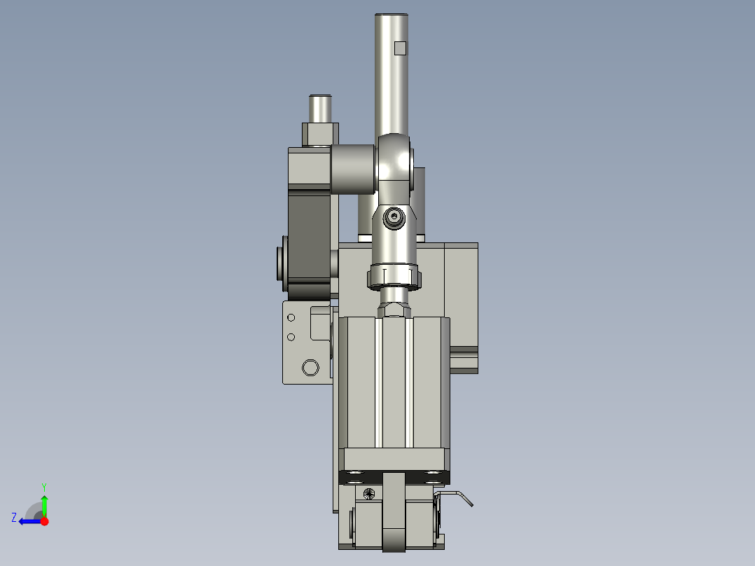 YWP200K4-07C-02-00左切极片切刀组件右视图