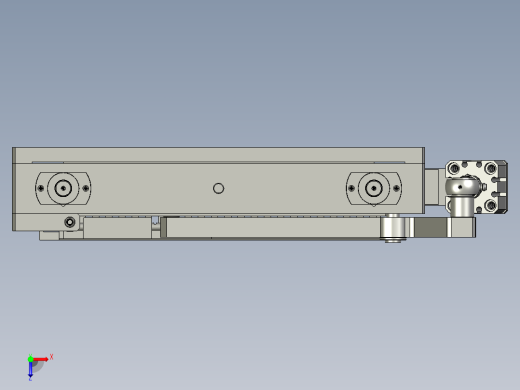 YWP200K4-07C-02-00左切极片切刀组件俯视缩略图