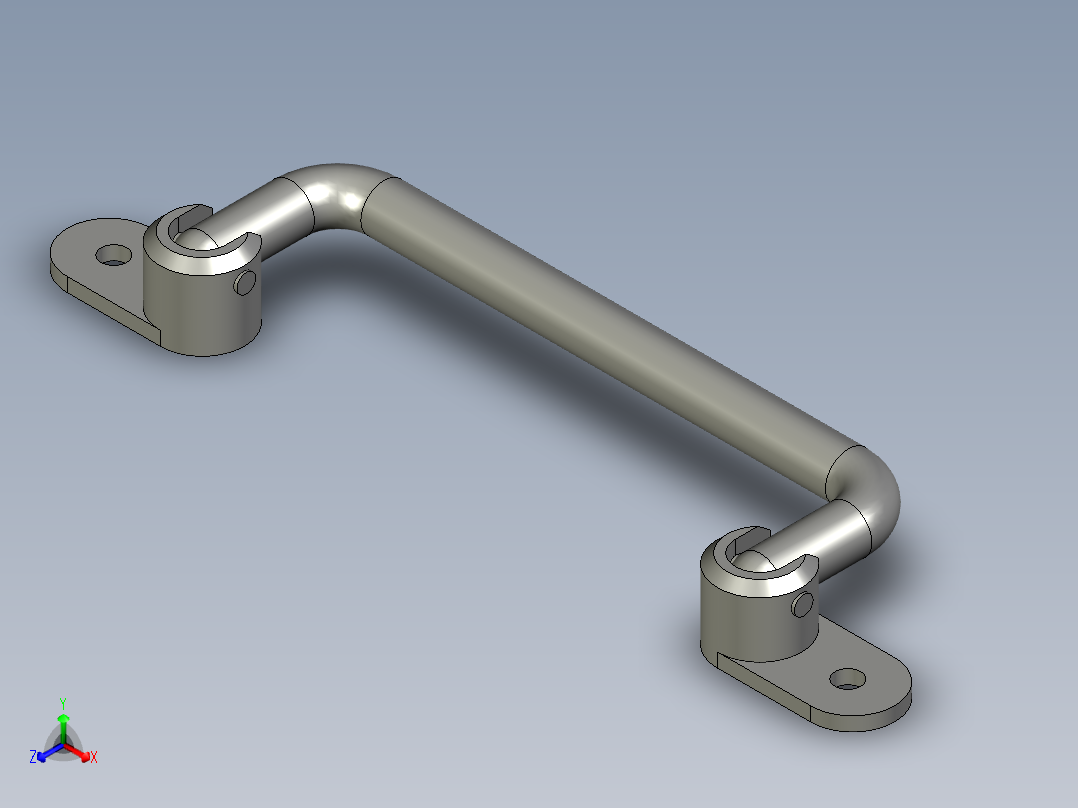 711-033-0004682-1把手正等轴测图