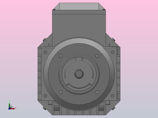 IM B14 H63-112变频电机[YVF2-632-4-B14]前视缩略图