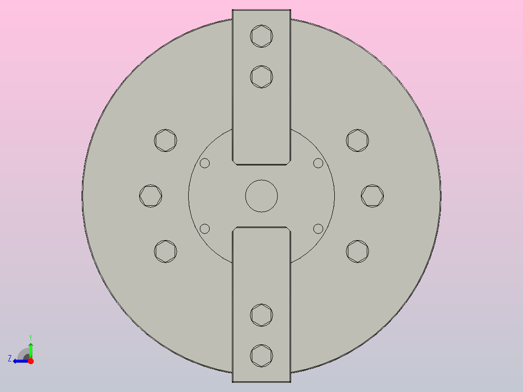 2P╱2P-A高速中实动力夹头[2P-15]右视图
