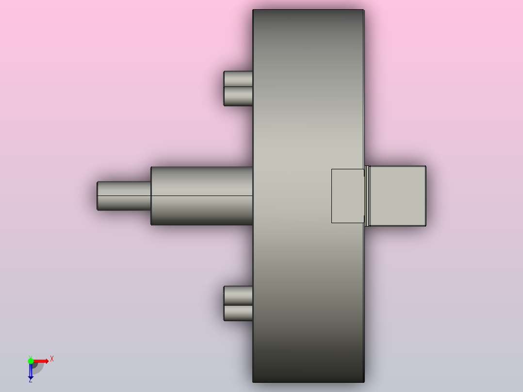 2P╱2P-A高速中实动力夹头[2P-15]俯视图