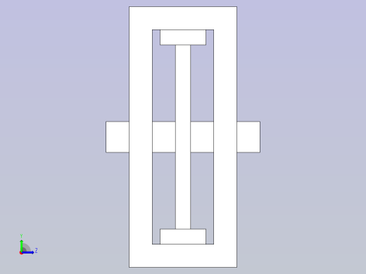 使用高级材料的Solidworks装配左视缩略图