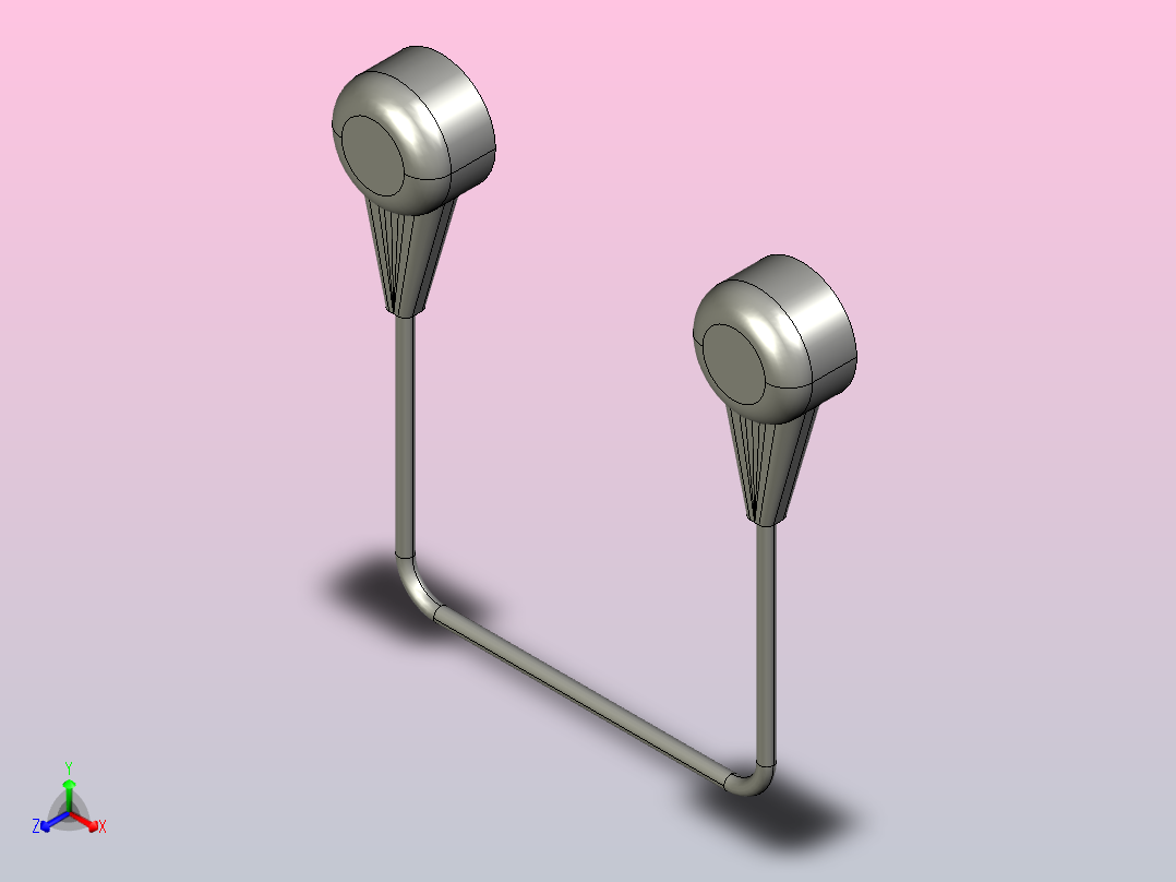 防静电连接电缆DK10 笔直式主视图