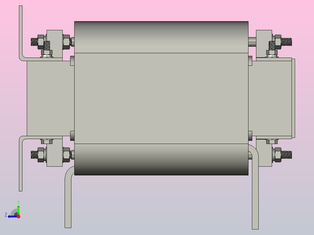 ACLSG-900三相干式进线电抗器三维模型202011右视图